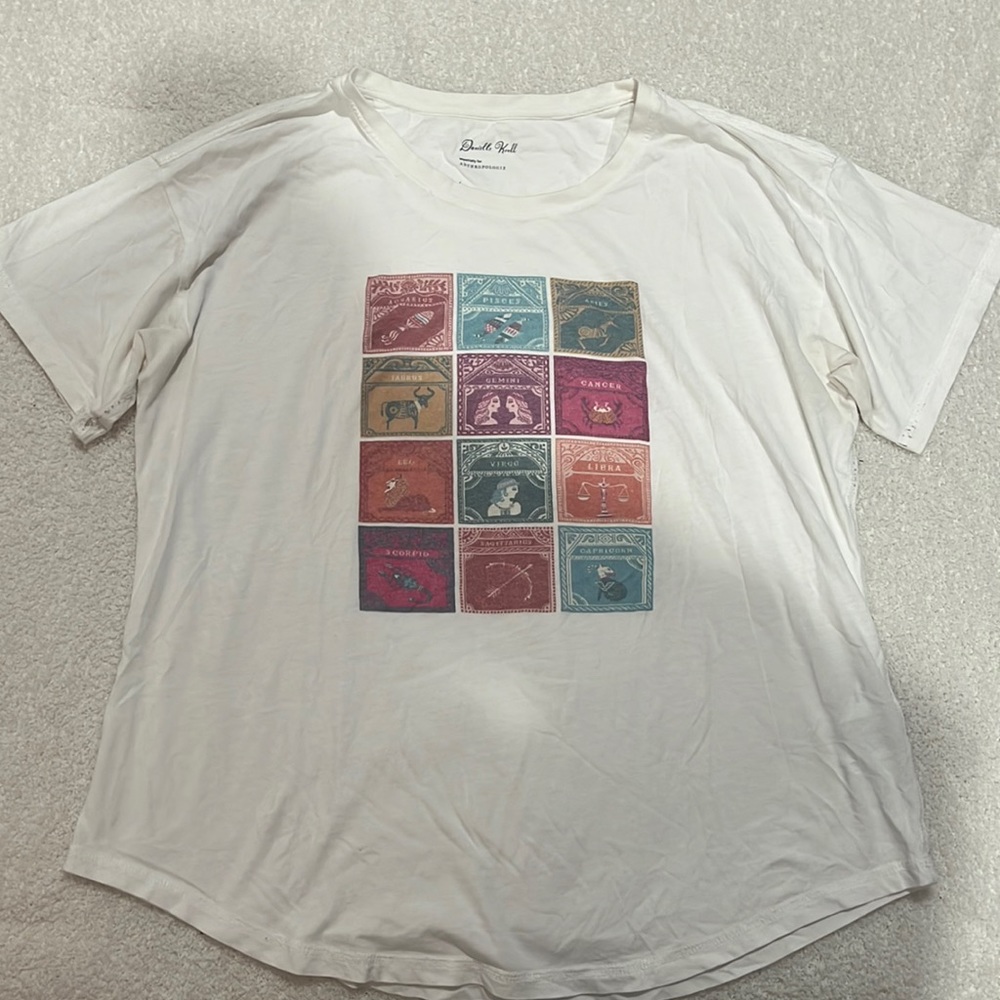Anthropologie Danielle Kroll Zodiac T Shirt Size S